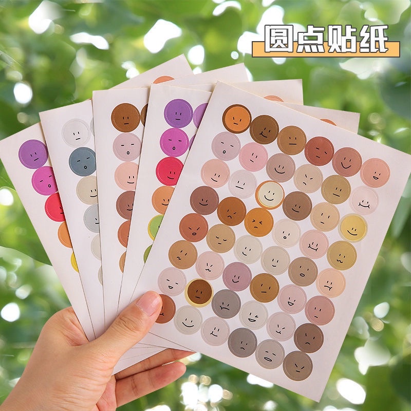 Set 48 sticker mặt cười nhiều màu