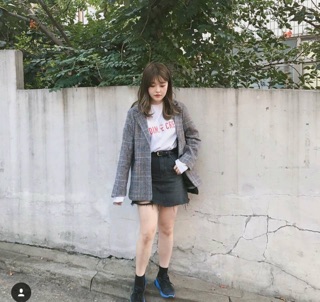 Khoác dạ caro 
