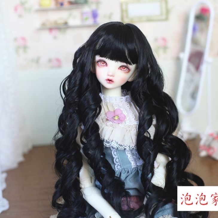 Tóc Giả 3 Điểm 4 Điểm 6 Điểm 60cm {} BJD.SD Baby Mái Bằng Lụa Chịu Nhiệt Cao Cho Búp Bê Tóc Dài / Tóc Xoăn 6 Điểm 60Cm9,7