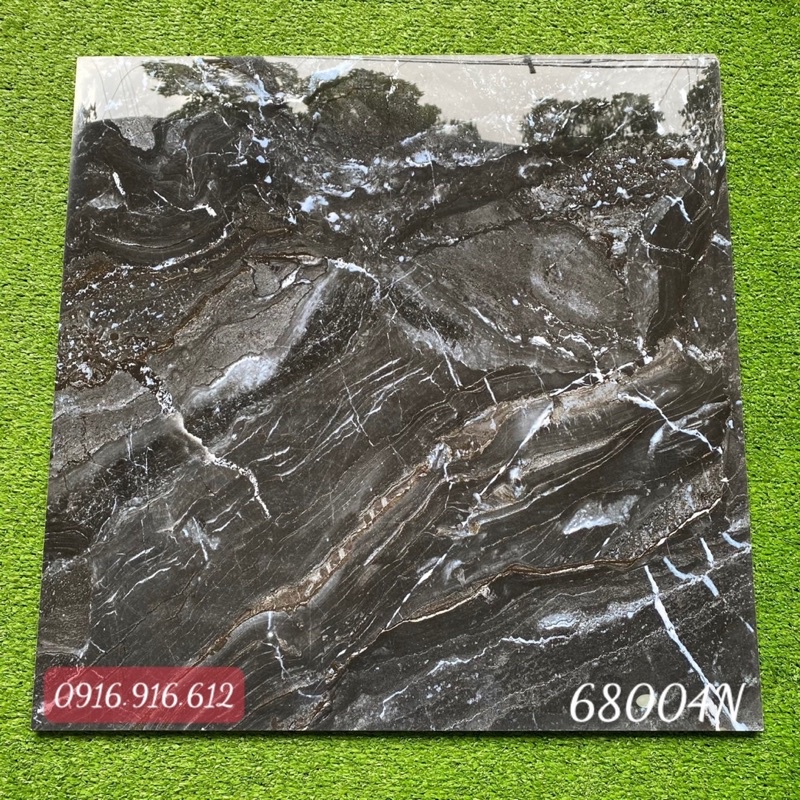 Gạch đá bóng kính 60x60 màu đen