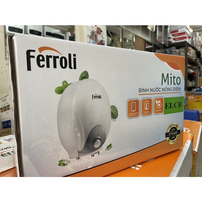 [6L] Ferroli MITO 6 lít – Bình Nóng Lạnh Bếp Gián Tiếp