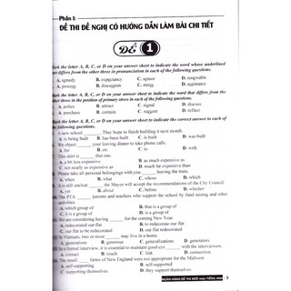 Ngân Hàng Đề Thi Mới Môn Tiếng Anh