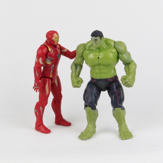 Set 8 Mô hình Marvel AVENGERS vs DC JUSTICE LEAGUE 14cm