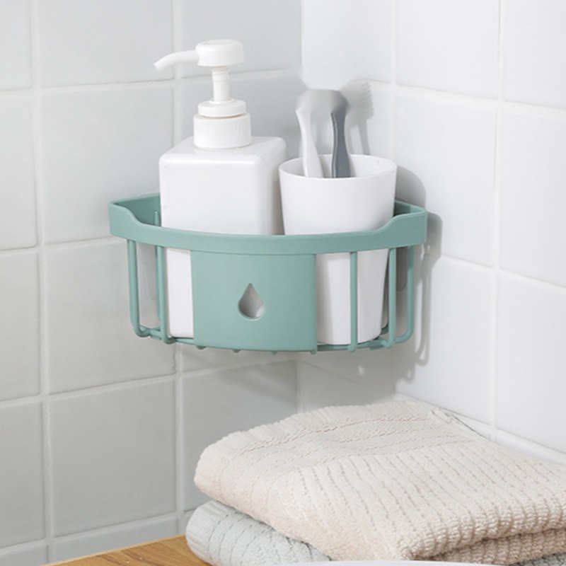 Kệ Để Bàn Chải Vệ Sinh Gắn Tường Hình Tam Giác Tiện Dụng