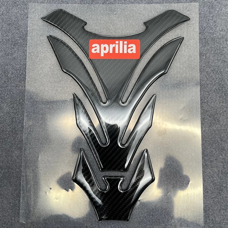 Xe Máy Nhiên Liệu Bình Xăng Miếng Lót Bảo Vệ Decal 3D Sợi Carbon Dán Cho Aprilia GPR150 125 RS660 RS