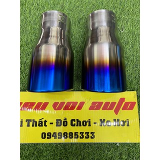 Chụp Pô đơn Inox titan xe mazda 3, Mazda 6, Cx5,