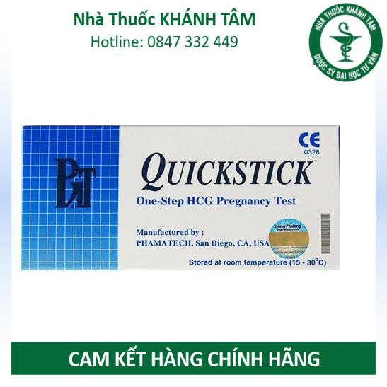 ! Que thử thai Quickstick - Pregnancy test - HCG ! !