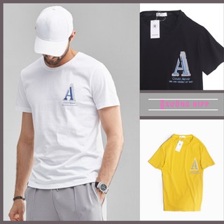 Áo thun cotton cổ tròn nam ROMHEAR logo thêu vải dày dặn,xuất xịn,phong cách ATA