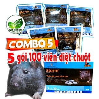 100 viên diệt chuột storm . nông dược xanh