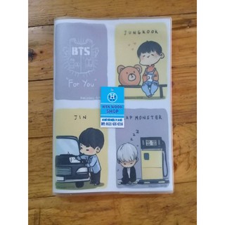 Sổ Tay BTS 08  - có nhiều mẫu Kpop (RM, Jin, Suga, J-Hope, Jimin, V, Jungkook)
