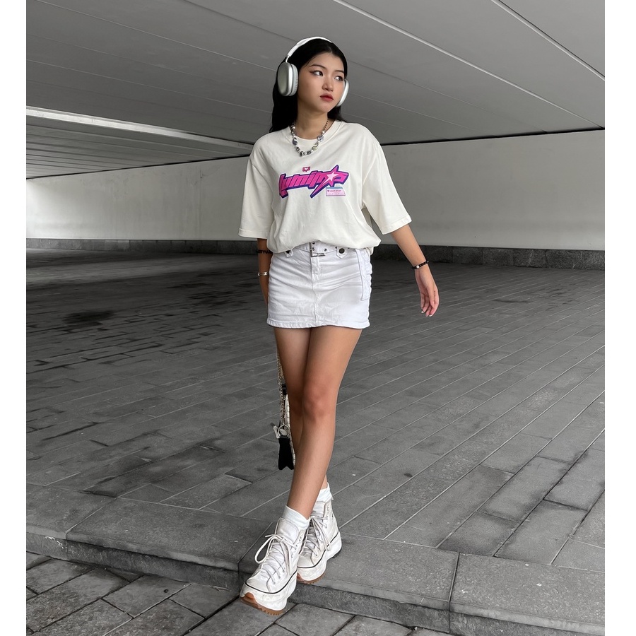 Áo Phông Oversize Lumi Star, Áo Thun Form Rộng Nam Nữ, Brand Luminos