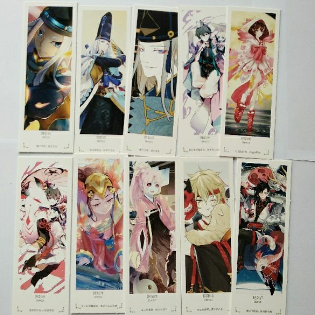 Bookmark Onmyoji hộp 36 tấm