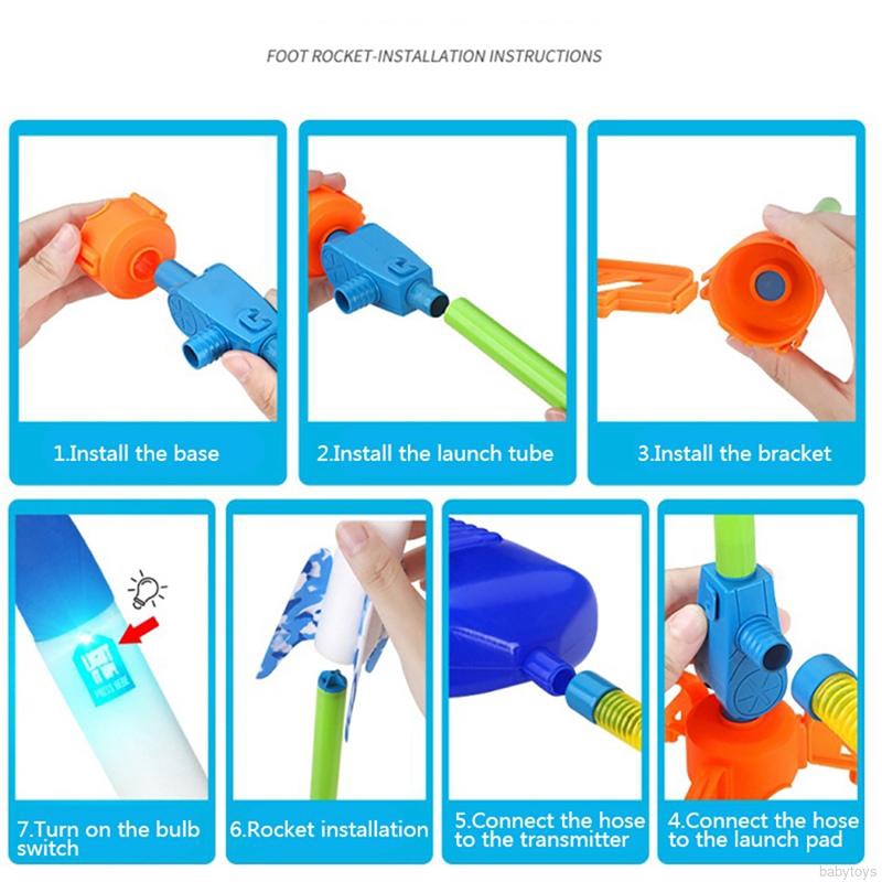 Bộ Đồ Chơi Tên Lửa Phóng Tên Lửa Cho Bé