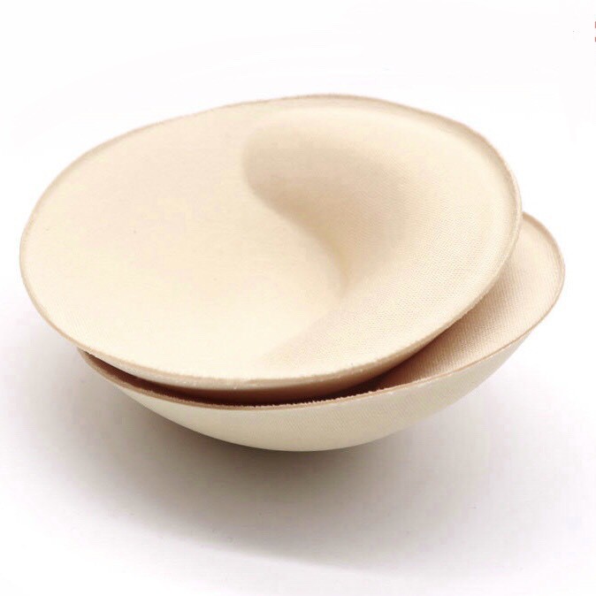 Set 2 Miếng Đệm Mút Độn Ngực  hình tròn siêu đẩy ti QUINN BRA - Xốp lót áo bra nâng ngực tạo khe