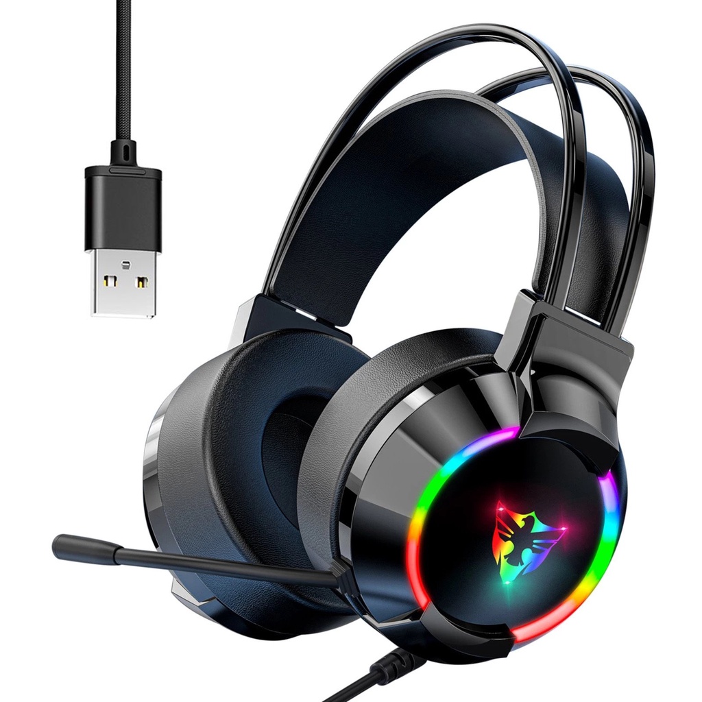 Headphone Gaming LED 7.1 USB G606