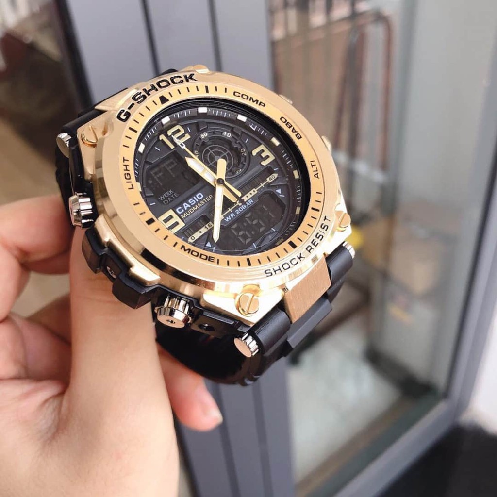 Đồng hồ nam G-shock MTG S1000 Original _ Kim-điện tử_Chống nước 5ATM_Viền Thép không gỉ, Nam tính, Mạnh mẽ