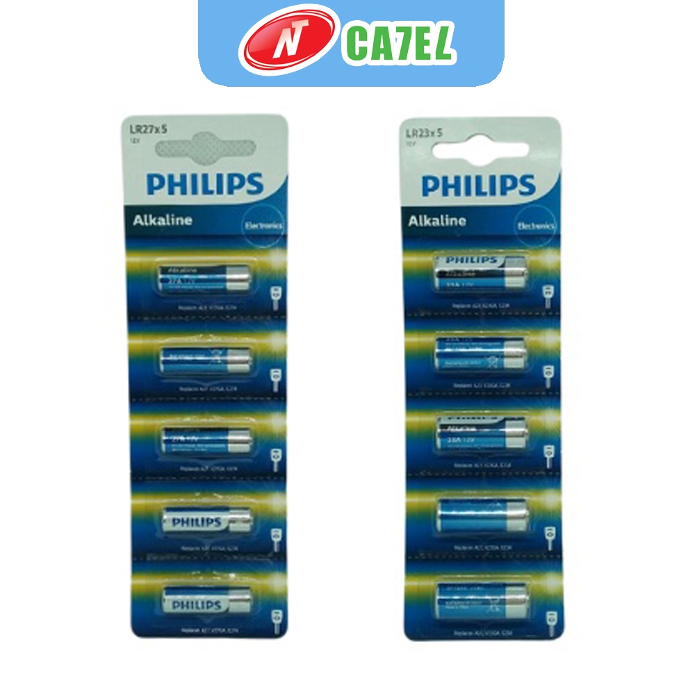 Pin AA/AAA/A23/A27 Alkaline Philips hàng chính hãng NT CATEL