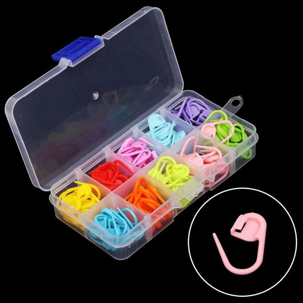 Set 100 / 120 Dụng Cụ Móc Len Bằng Nhựa Chuyên Dụng