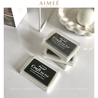 Hộp mực dấu in màu dùng cho con dấu silicon - Aimee.decor