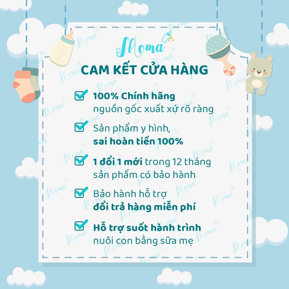 Nút đầu dây hút Maymom, phụ kiện dự phòng thay thế cho máy hút sữa Medela, chính hãng, mới 100%