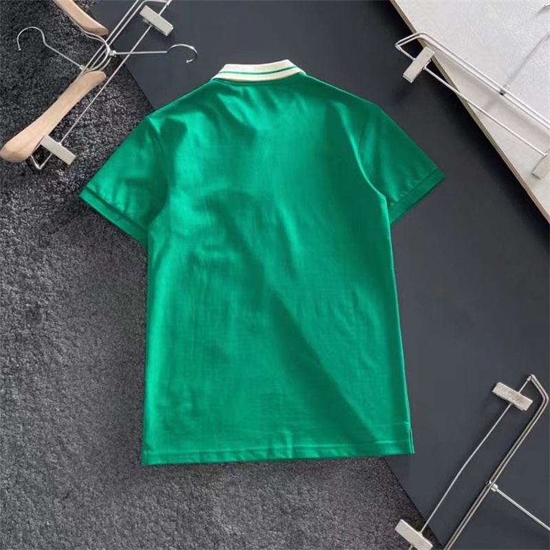 Gu Áo Thun polo Tay Ngắn Thoải Mái Chất Lượng Cao In logo Quả Dứa Lớn Bắt Mắt Giản Dị Thoải Mái