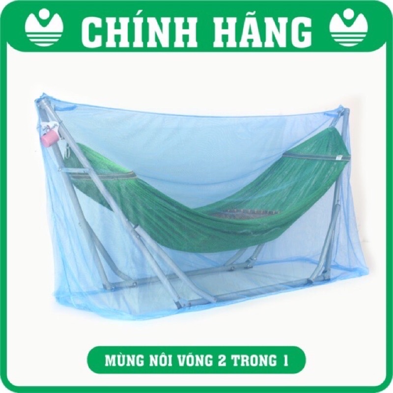 Mùng em bé võng + nôi 2 trong 1, chất liệu cao cấp