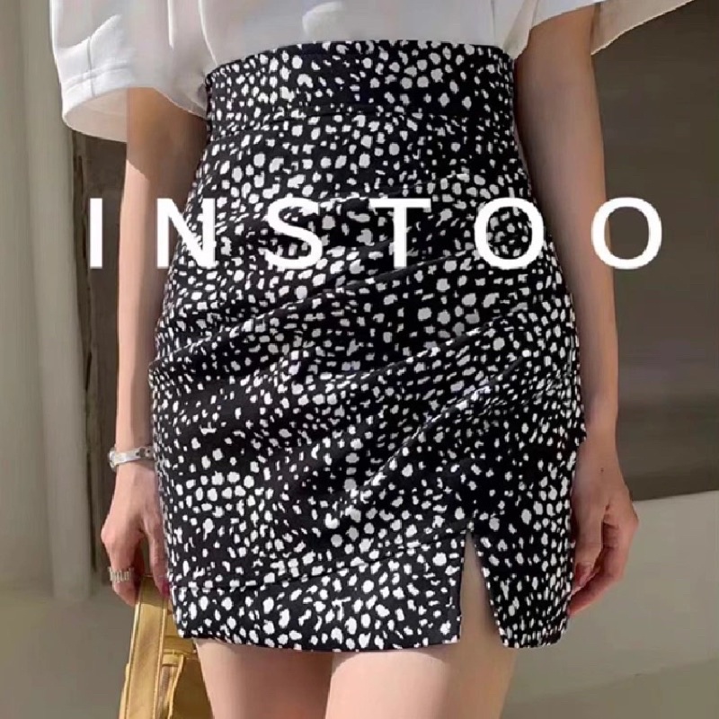 Chân váy chữ A body chấm bi da báo | BigBuy360 - bigbuy360.vn