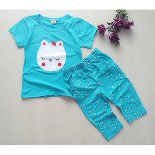 Bộ quần lửng bé gái size 20-40kg
