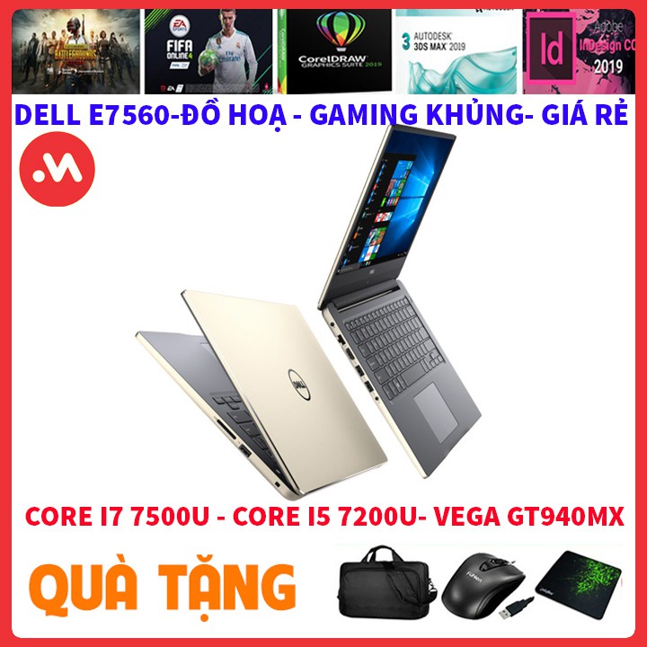 Siêu sang đẳng cấp utrabook dell 7560 core i7 7500u, laptop cũ chơi game cơ bản đồ họa