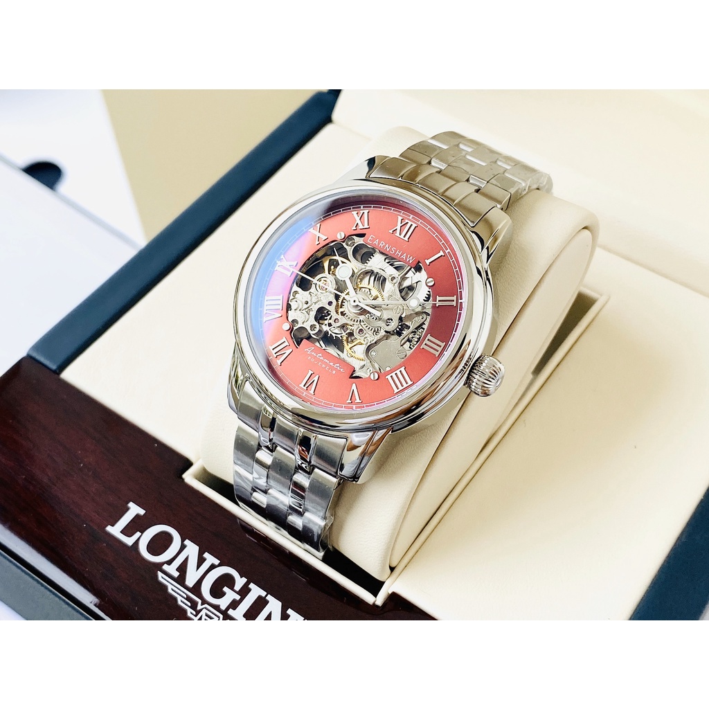 Đồng hồ nam Thomas Earnshaw Men's ES-8233-44 Longcase 42mm _ Red Dial.