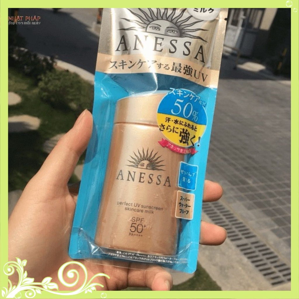 Sữa Chống Nắng Dưỡng Da Anessa Perfect UV SPF50+/PA++++ 60ml chuẩn authentic