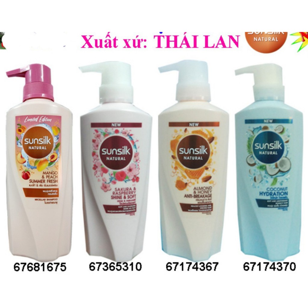 Dầu gội Sunsilk Thái Lan 450 ml
