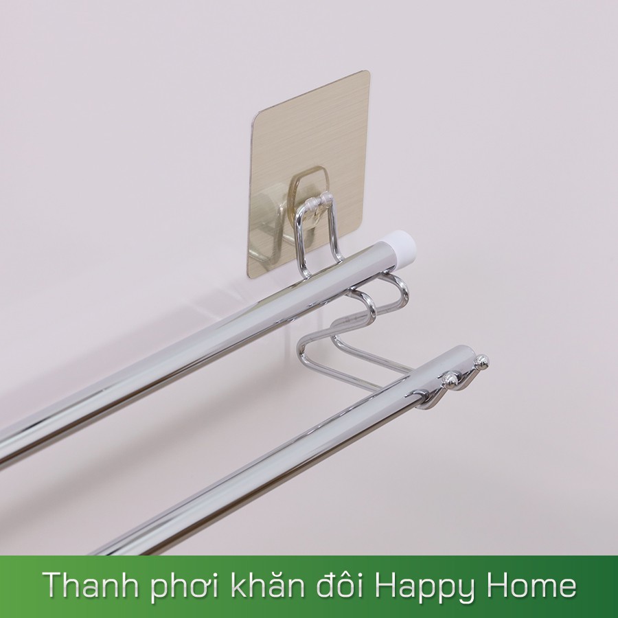 Thanh phơi khăn đôi Happy Home