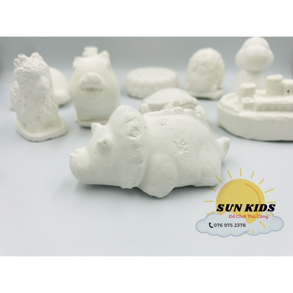 Tượng Tô Màu Thạch Cao Cho Bé  Nhiều Mẫu Ko Kèm Màu