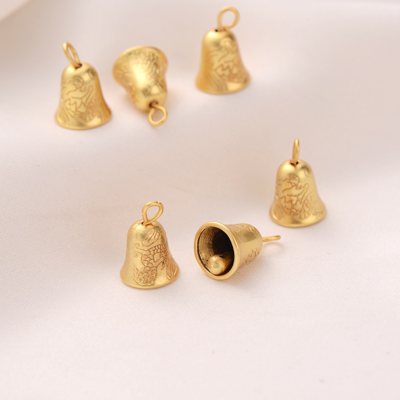 Chuông Đồng 18K Nhiều Màu Sắc Dùng Làm Trang Sức Thủ Công diy