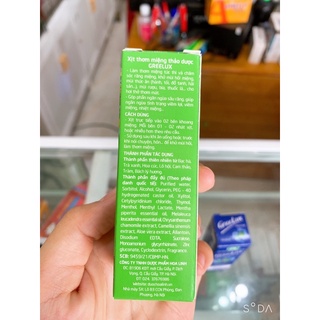 Xịt Thơm Miệng Greelux Fresh Mint Cool (vị cay mát nhẹ nhàng)
