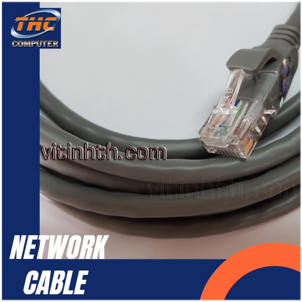 Dây mạng LAN / Cáp mạng lõi đồng internet 2m 3m 5m 10m UTP CAT 5 đầu đúc sẵn chất lượng