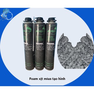 Foam mius bán cạn tạo bố cục cho hồ thủy sinh-Foam MIUS tạo bố cục backround-FOAM MIUS keo xịt Tạo bố cục cho hồ