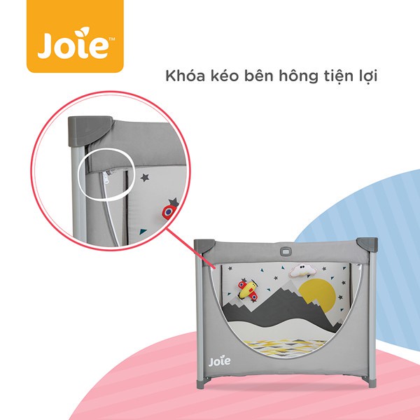 [CHÍNH HÃNG] Giường cũi cho bé Joie Cheer Little Explorer