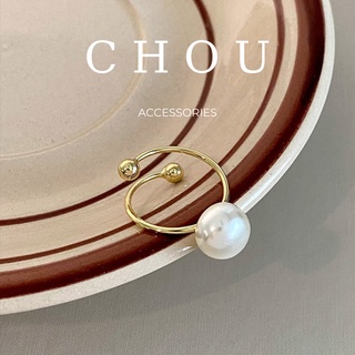 Nhẫn Basic Hạt Ngọc | CHOU ACCESSORIES |
