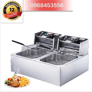 Bếp chiên nhúng điện đôi cao cấp