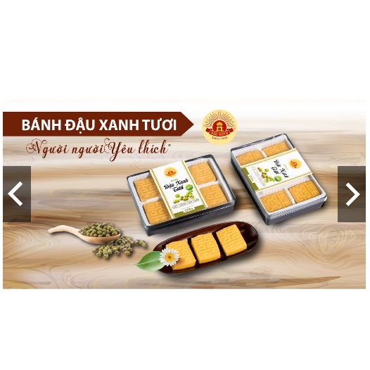 Bánh đậu xanh tươi bảo minh