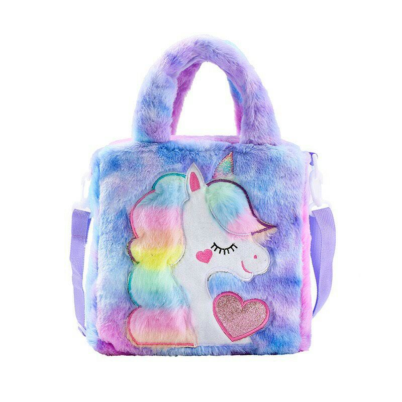 Túi lông pony đeo chéo cho bé siêu xinh KT 26*26