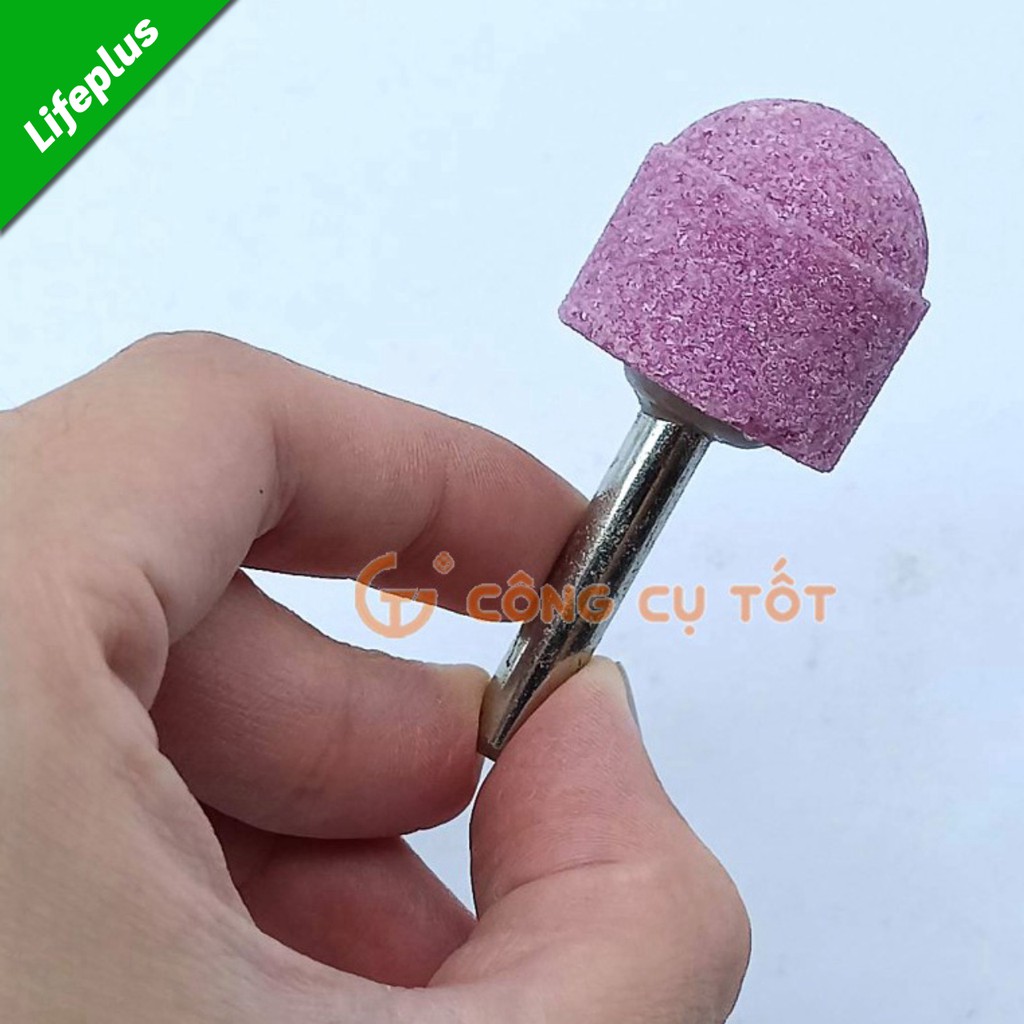 Đầu đá mài hình trụ tròn đỉnh A21 cốt 6 ly dài 25 x Φ25mm