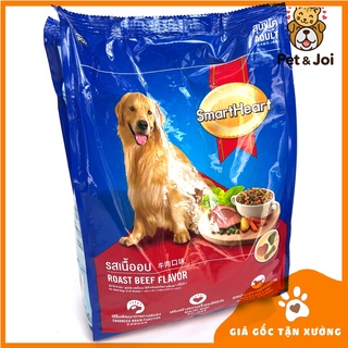 Hạt smartheart chó lớn 1,5kg⚡CHỈ 1 NGÀY⚡ - thức ăn cho mèo trưởng thành vị thịt bò nướng - PET&JOI