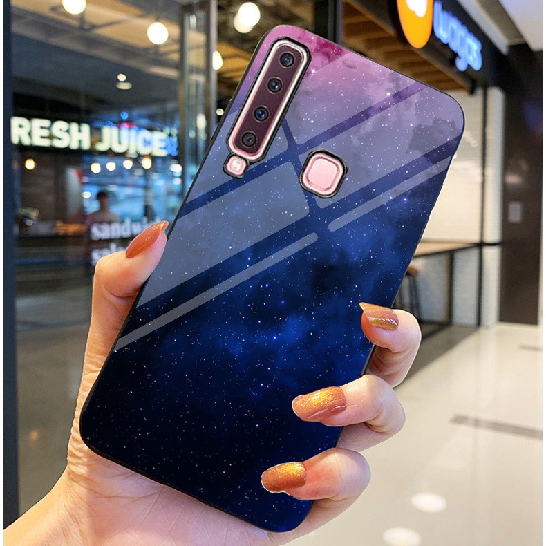 Ốp Lưng SAMSUNG GALAXY A9 2018 Ốp kính bóng cao cấp Phi Hành Gia