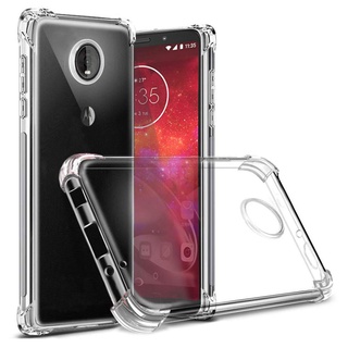 Ốp điện thoại chất liệu cao su silicon bảo vệ các góc cho Motorola Moto Z4 Play Moto Z3 Play