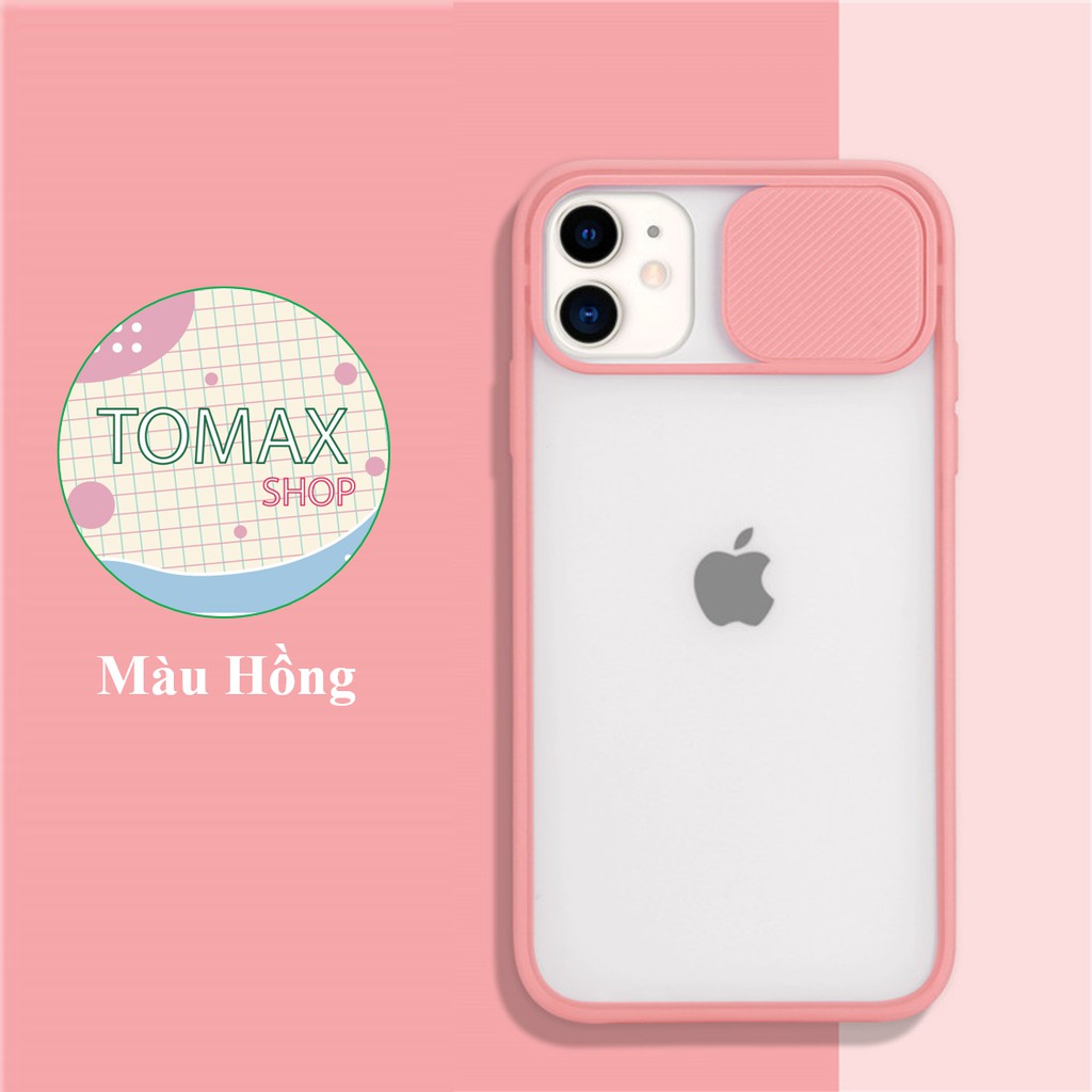 Ốp Iphone Che Camera Trơn Nhiều Màu Các Dòng Iphone 7/7plus/8/8plus/x/xr/xs/11/12/pro/max/plus/promax [Tomax Shop] | WebRaoVat - webraovat.net.vn