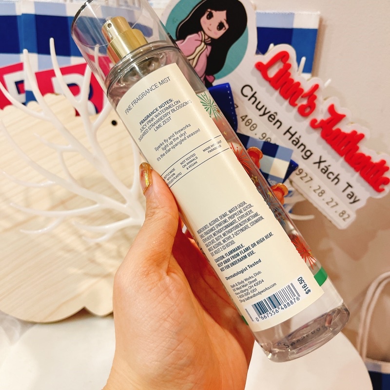 Fullsize GROOVY WATERMELON |DISCO DAYDREAM |RAINBOW WAVES| WATERMELON LEMONADE / PINK WATERMELON BLAST - Xịt Thơm US