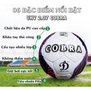 Quả Bóng Đá Động Lực UHV 2.07 Cobra Size 5 [XẢ KHO] Bóng đá Tiêu chuẩn Fifa Quality Pro, Hàng Chính Hãng